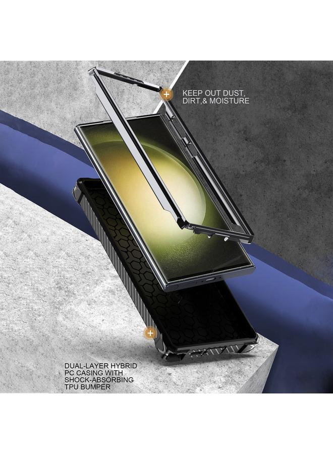 S-TOP Case For Samsung Galaxy S24 Ultra 5G Armor Series Holder Phone Case - Image 3