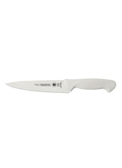 TRAMONTINA Since 1911,Made in Brazil- Premium 6 Inches Utility Knife with Stainless Steel Blade and White Polypropylene Handle  - Image 1