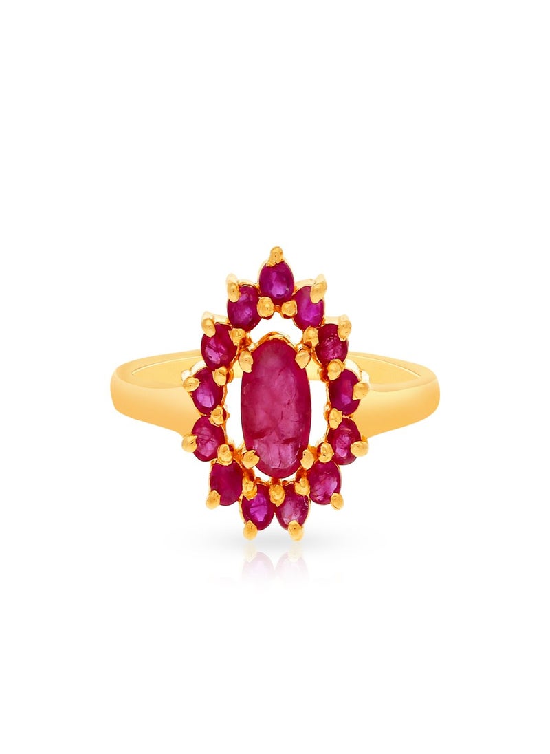 Malabar Gold and Diamonds 22 Carat 916 Purity Precia Gemstone Ring PGNREG397RN1 for Women  - Image 2