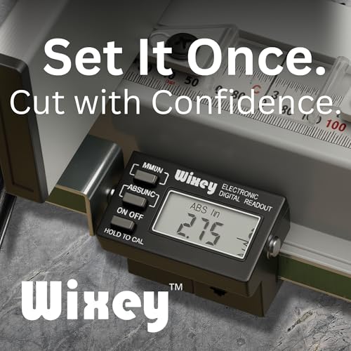 Wixey Saw Fence Digital Readout – Easy-to-Read Accurate Table Saw Fence Upgrade - Durable Digital Dial Indicator - Perfect Precision Measuring Tools for Woodworking Projects - Image 4