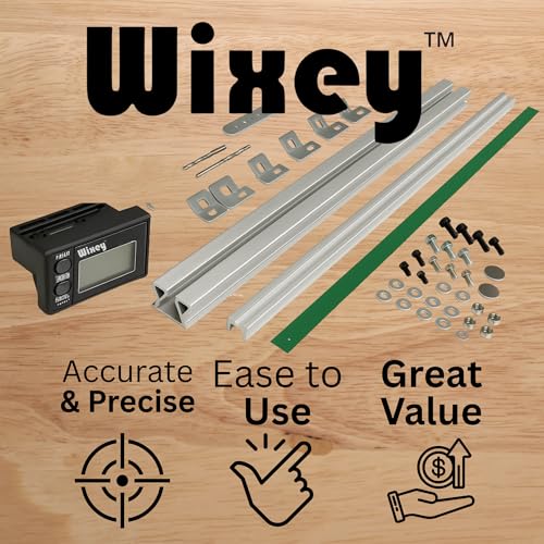 Wixey Saw Fence Digital Readout – Easy-to-Read Accurate Table Saw Fence Upgrade - Durable Digital Dial Indicator - Perfect Precision Measuring Tools for Woodworking Projects - Image 3