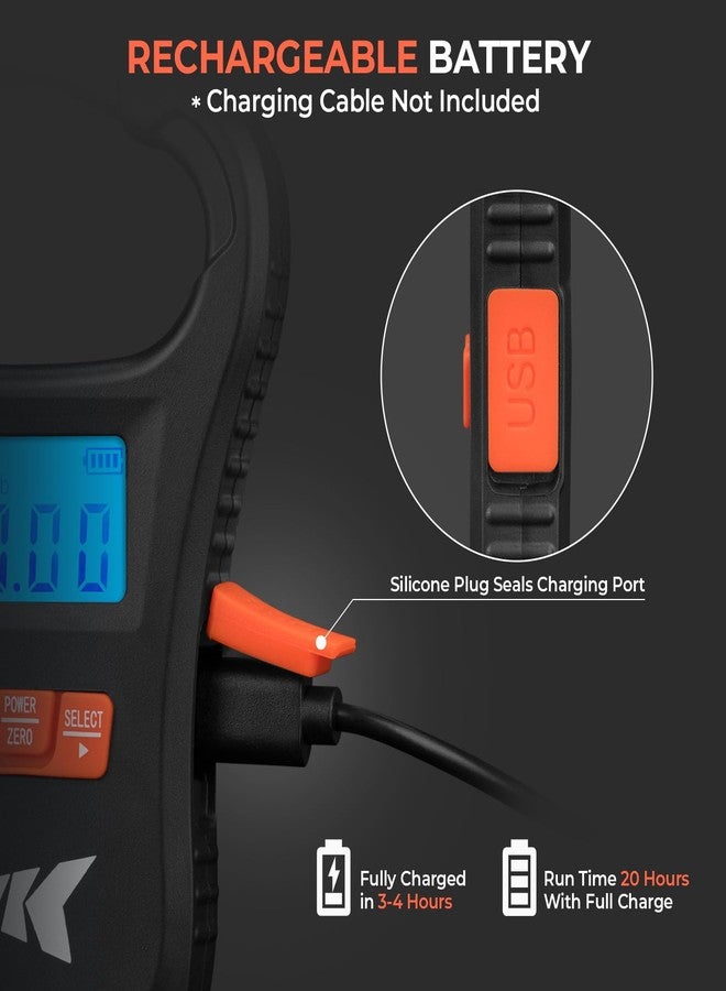 KastKing ToughTide USB Charging Fish Scale with Lip Gripper, Black Combo - Image 4