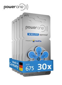 Power One Power one 1.45V Hearing Aid Batteries - Pack Of 30 Pieces  - Image 1