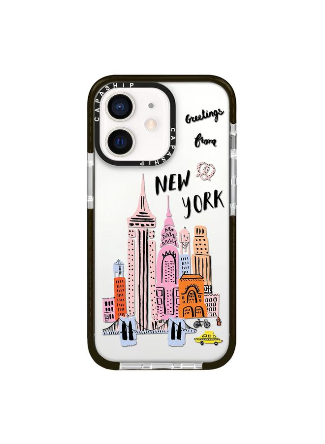 Zaboon Case For iPhone 12 mini Simple Illustration Pattern Full Coverage Phone Case - Image 1