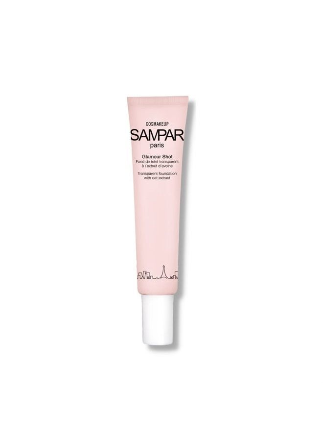 Sampar SAMPAR - Glamour Shot - Universal Transparent Foundation - Reduce Fine Lines, wrinkles, and Redness - ALL SKIN TONES - Cruelty-Free Beauty Made In Paris (.85 oz)  - Image 1