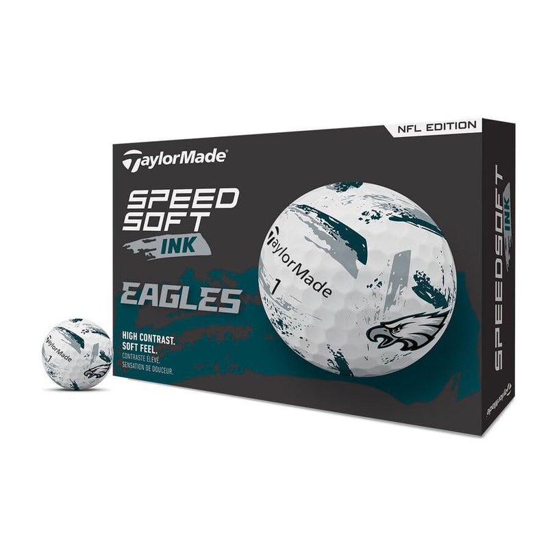 TaylorMade Golf Speed Soft Ink NFL Philadelphia Eagles Dozen - Image 1