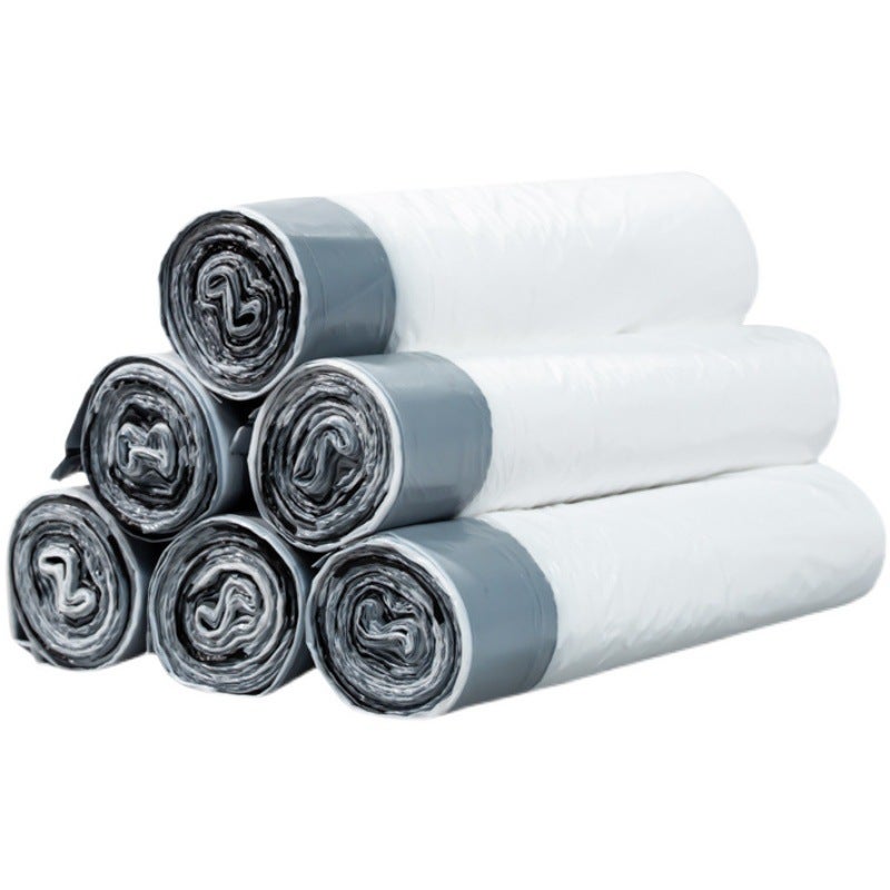 Drawstring Sorting Garbage Bag Kitchen Thickened Roll Large Garbage Bag Portable Disposable Household Plastic Bag - Image 5