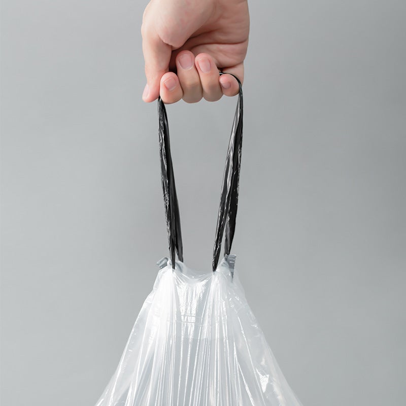 Drawstring Sorting Garbage Bag Kitchen Thickened Roll Large Garbage Bag Portable Disposable Household Plastic Bag - Image 4