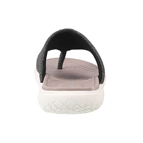 Mochi Women Grey Synthetic Leather Flat Casual Slipper UK/7 EU/40 (32-1764) - Image 4