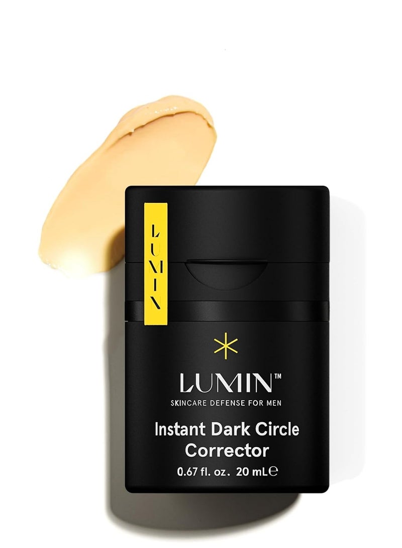 LUMIN Lumin Instant Dark Circle Corrector for Men (Not A Concealer), Reduce The Look of Dark Circles, Puffiness, Under Eye Men Makeup, Color Correcting Eye Cream, Perfect for Light Skin tones, 20mL - Image 1