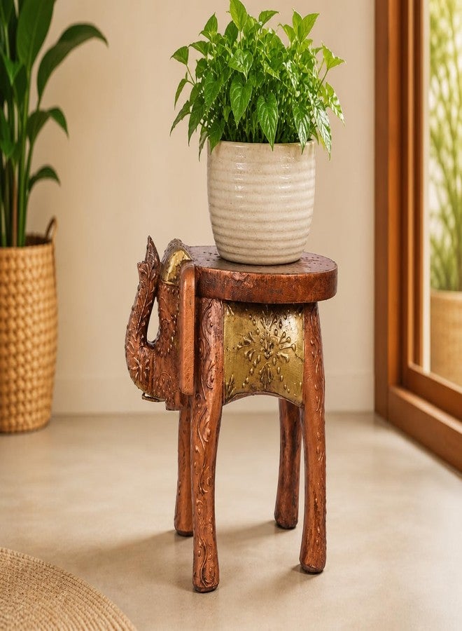 JGARTS More Buying Choices for JGARTS Wooden Wood Elephant Stool Handicraft Gift Foot Stool Step Stool 7.5" Souvenir - Image 2