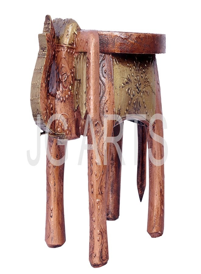 JGARTS More Buying Choices for JGARTS Wooden Wood Elephant Stool Handicraft Gift Foot Stool Step Stool 7.5" Souvenir - Image 1