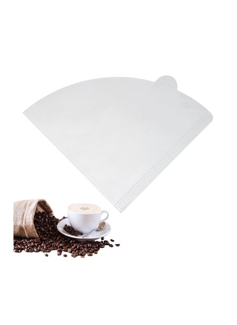 Coffee filter v60 - 100 Pieces Natural Unbleached Paper for 2-4 Cups with Advanced Cone Design