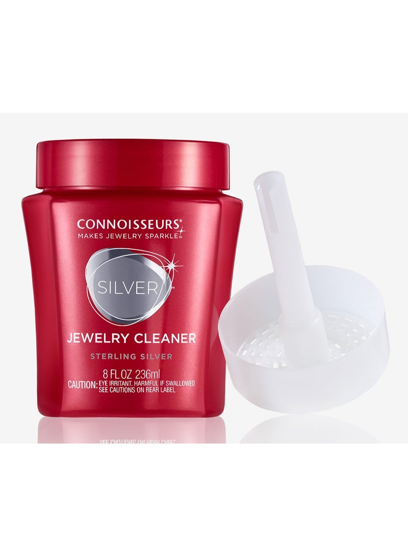 كونوسيرز منظف مجوهرات الفضة – لإزالة البهتان واستعادة اللمعان لمجوهرات الفضة الاسترليني (8 أونصة / 236 مل) - Image 5