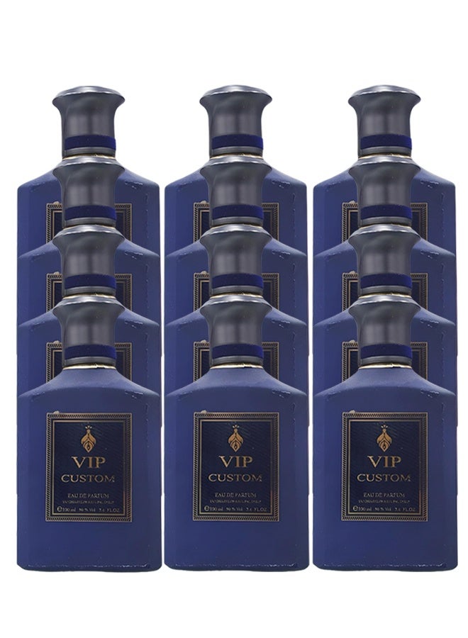 في آي بي 12 قطع عطر في آي بي كاستم إن بلو للرجال 100 مل - Image 1