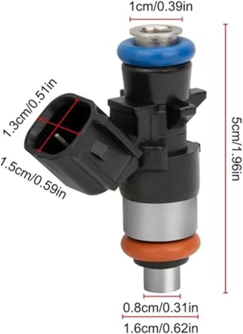 DEMULAX Set of 6 Replacement Fuel Injectors Nozzle - Image 2