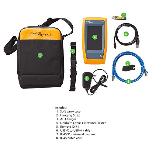 Fluke Networks فلوك نتوركس LIQ-100 لينك آي كيو كابل + مختبر الشبكة - Image 3