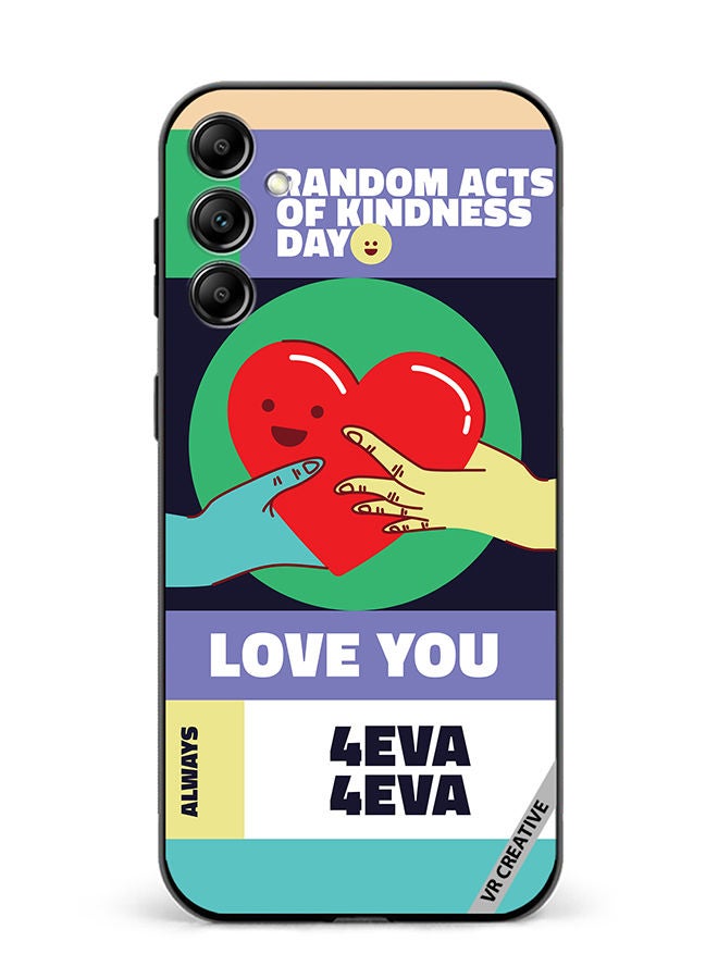 VR CREATIVE Protective Case Cover For Samsung Galaxy M54 Act Of Kindness Design Multicolour - Image 1