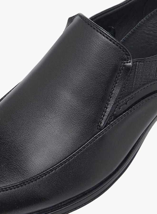 LBL by Shoexpress Men Textured Slip-On Loafers - Image 4