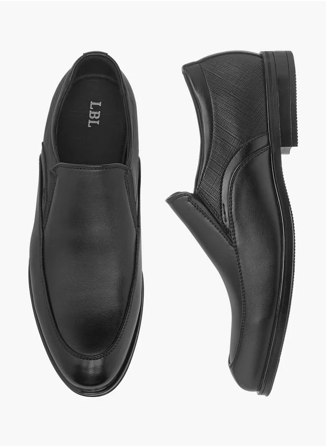 LBL by Shoexpress Men Textured Slip-On Loafers