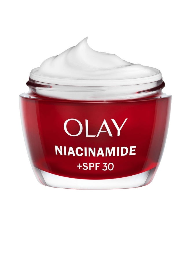Olay Niacinamide24 + Vitamin E Moisturizing Day Cream SPF30 50ml - Image 1