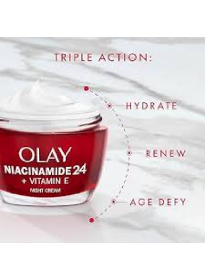 Olay Niacinamide24 + Vitamin E Moisturizing Day Cream SPF30 50ml - Image 2