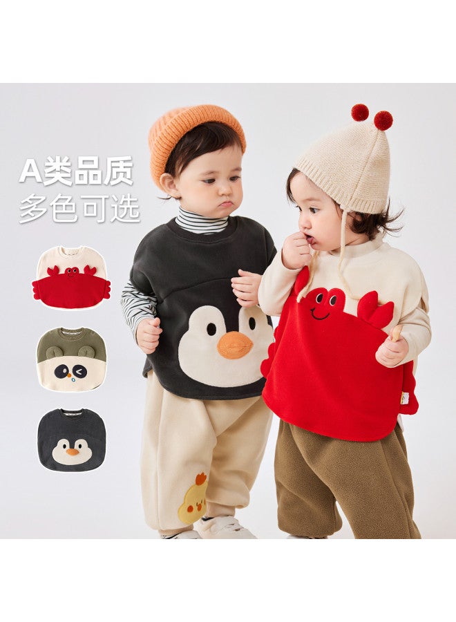 Doodle Home kids' Sherpa Vest - Winter Puffer Sleeveless Jacket For Boys & Girls, Stylish Fleece Gilet For Children - Image 5