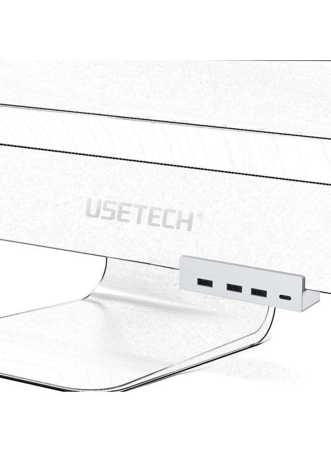 Multi-function Hub Hub Splitter Multi-USB3.0 Interface Expansion Dock Extender Easy To Fix Notebook-Number Of Interfaces:Silver 4A-optional 0.5 M Black And Blue Random Color