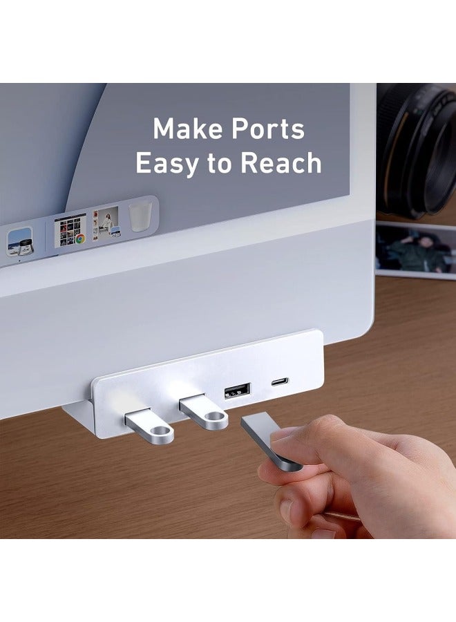 Multi-function Hub Hub Splitter Multi-USB3.0 Interface Expansion Dock Extender Easy To Fix Notebook-Number Of Interfaces:Silver 4A-optional 0.5 M Black And Blue Random Color