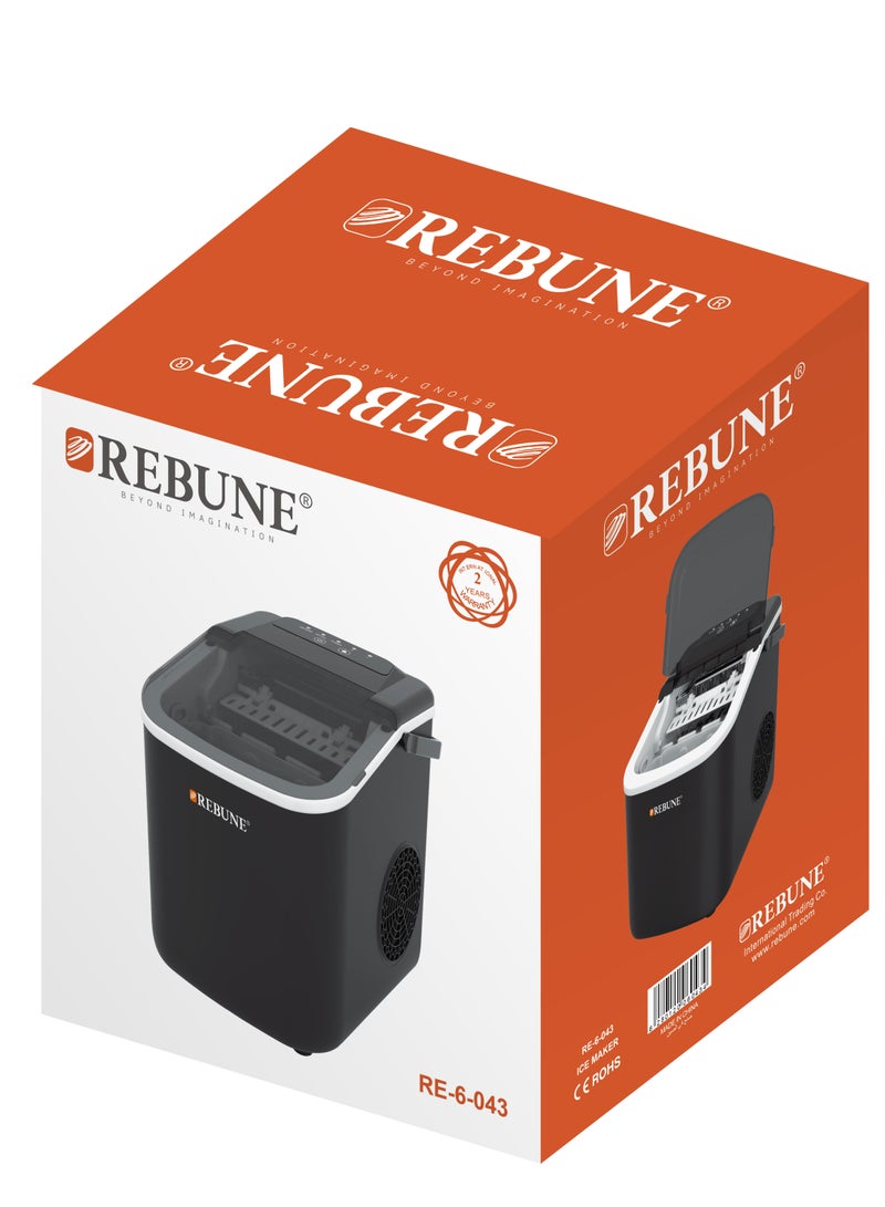 REBUNE Ice Maker white 1.1 L 112 W RE-6-043 White - Image 2