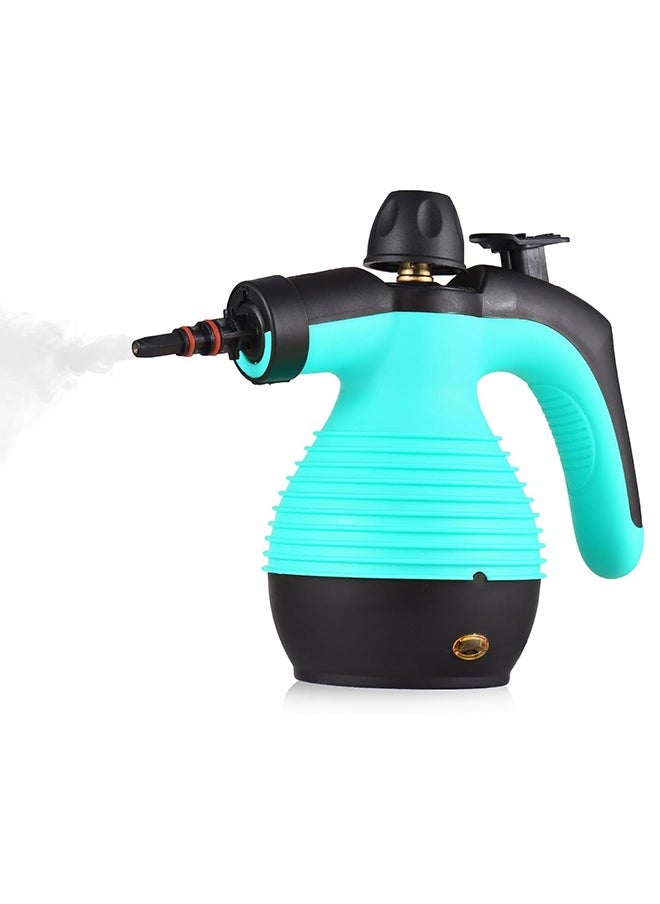 Arabest - 1050W Handheld Steam Cleaner for Home Pressurized Steam Cleaner with 9 Accessories and Safety Lock, 9.8Ft Extended Power Cord，Multi-Purpose Steamer for Home Use, Floor, Car, Upholstery, Grout(Blue/Black) - Image 1