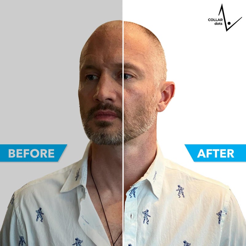 Collar Dots Collar Stays for Men’s Dress Shirts & Polo’s. Fashion Hack for Plastic, Metal, & Magnetic Collar Stay 24hr Hold - Image 3