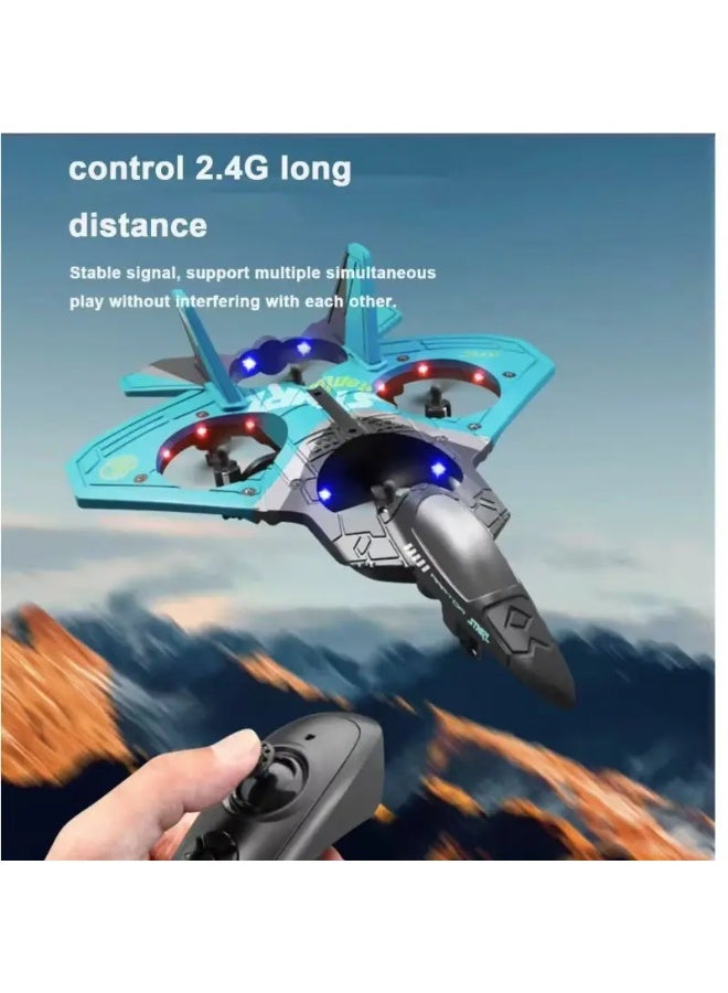 طائرة لاسلكية - طائرة رباعية بمادة EPP المضادة للسقوط | جهاز تحكم لاسلكي 2.4G بعيد المدى | إقلاع/هبوط بنقرة واحدة + حركات بهلوانية 360° | وضع مزدوج للمبتدئين | محركات قوية + بطارية طويلة الامد | تحكم بحساس الجاذبية | مقاوم للماء والصدمات | دعم الطيران المتزامن لأجهزة متعددة | لعبة طائرات للمنافسات - Image 3