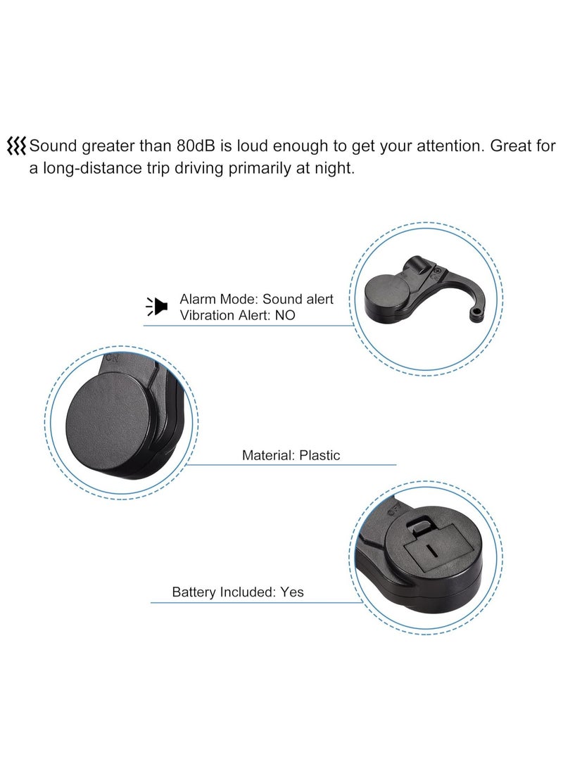 Generic - Anti Sleep Alarm for Driver, Driving Doze Reminder Anti Sleep Alarm, 80dB J Shaped, Plastic Driver Fatigue Alarm, Driver Alertness System, Sleep Warning Device for Safe Driving - Image 1