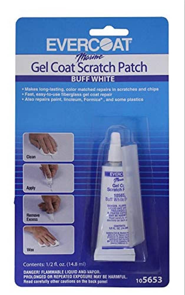 Evercoat Fiberglass Evercoat 105653 Gel Coat Scratch Patch, Buff White - Image 4