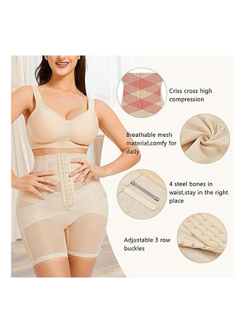 High Waisted Tummy Control Shapewear for Women, Butt Lifting Fajas Colombianas, Adjustable Waist Trainer, Slimming Shorts for Tummy and Thighs (Size M) - Image 5