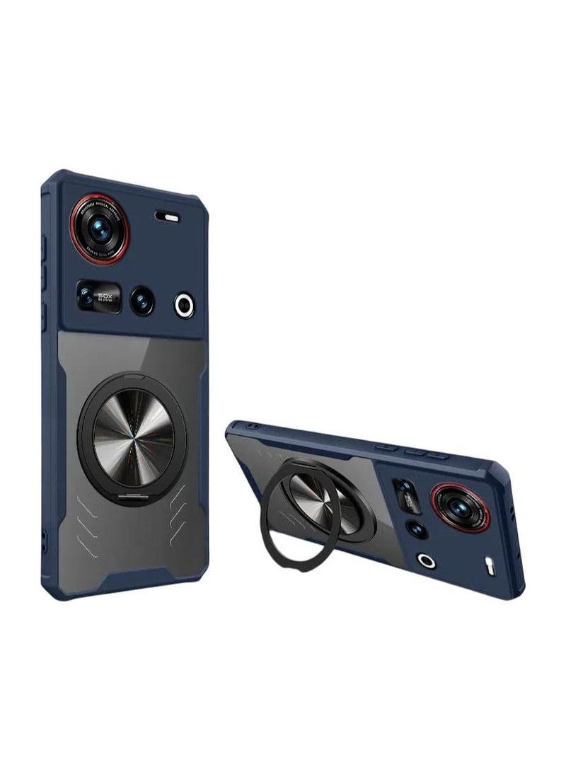 Case for ZTE Nubia Z70 Ultra, Magnetic Cooling Case with 360° Rotatable Ring Stand, Cooling Case for Nubia Z70 Ultra