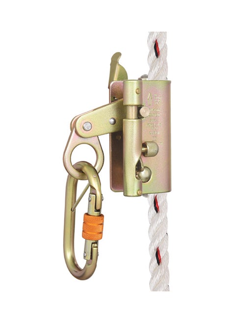 Karam PN 2000A Guided Type Fall Arrester System On Flexible Anchorage Line Gold