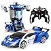 FIGROL Transform Car Robot Robot Deformation Car Model Toy for Children Transforming Robot Remote Control Car with One Button Transformation  Realistic Engine Sounds 360 Speed Drifting 118 Scale - Image 4
