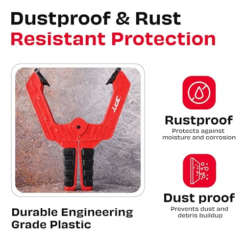 JPT Ultra Heavy Duty 6.5” Wood Spring Clamp – 150N Strong Grip with Bold Steel Spring | 2.5” Clamping Capacity | High-Strength ABS for Carpentry, DIY & Workshop Use - Image 4
