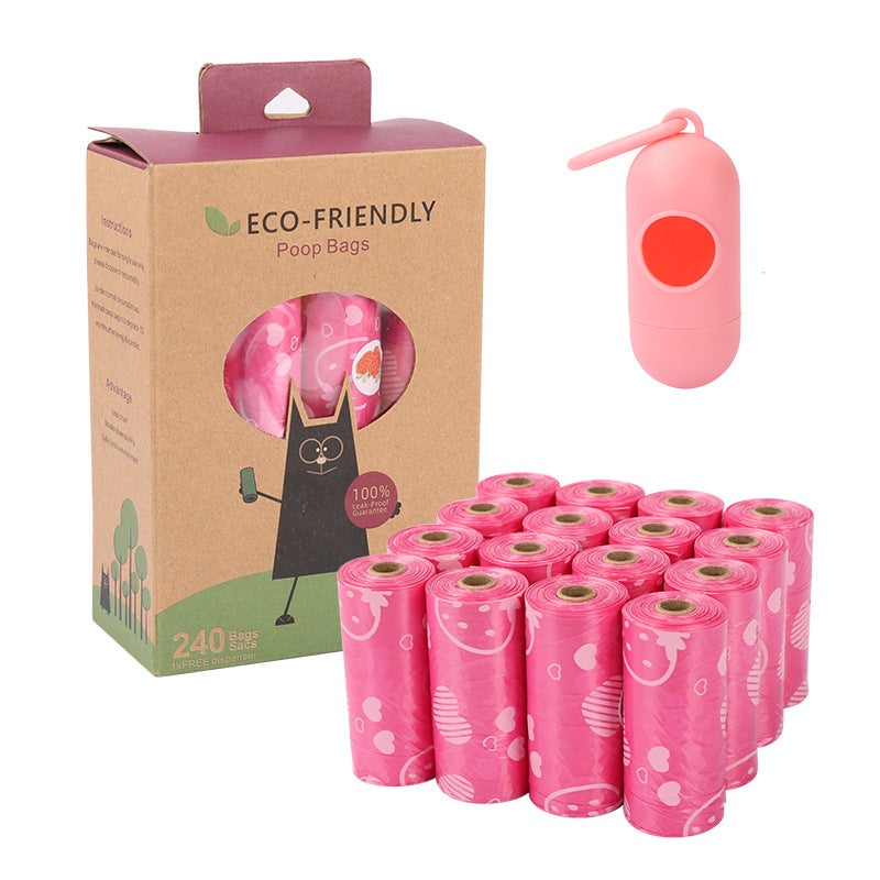 HJ Biodegradable Pet Waste Bags for Outdoor Dog Walking - Image 1