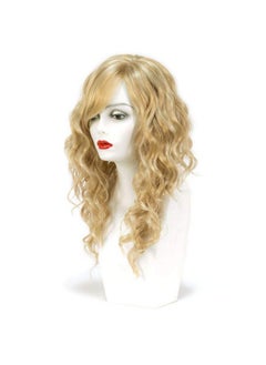 Krisah 165 Grams 24 Inch Wavy Long Hair Wig Accessories Artificial Hair For Cosplay/Photo Shop Party Props/Fun Hair For Dressing (Honey Blonde)  - Image 4