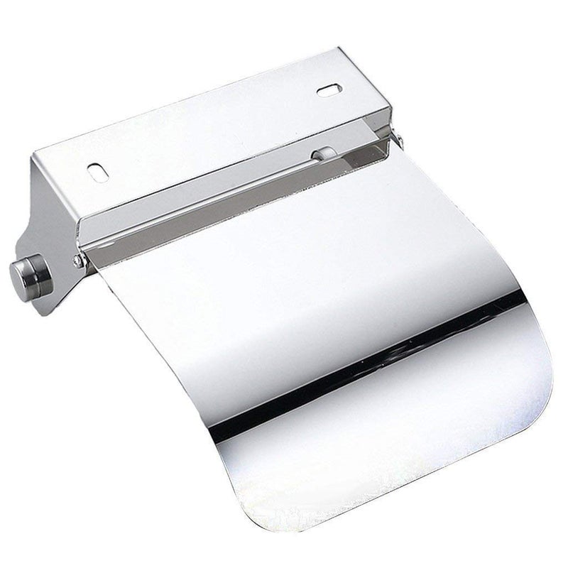 Mawson High Grade 304 Anti Rrust Stainless Steel Toilet Paper Holder with Easy Refill Feature Standard Silver - Image 2