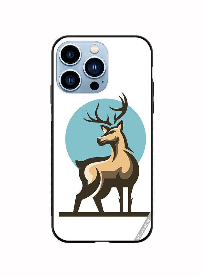 VR CREATIVE Protective Case Cover For Apple iPhone 14 Pro Max Deer Design Multicolour - Image 1
