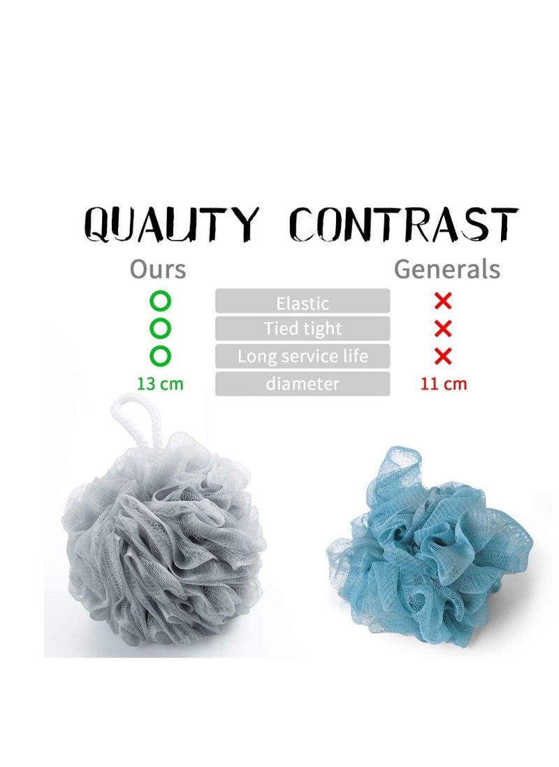 Lifenpure 4 pcs shower loofah bath sponge  - Image 4
