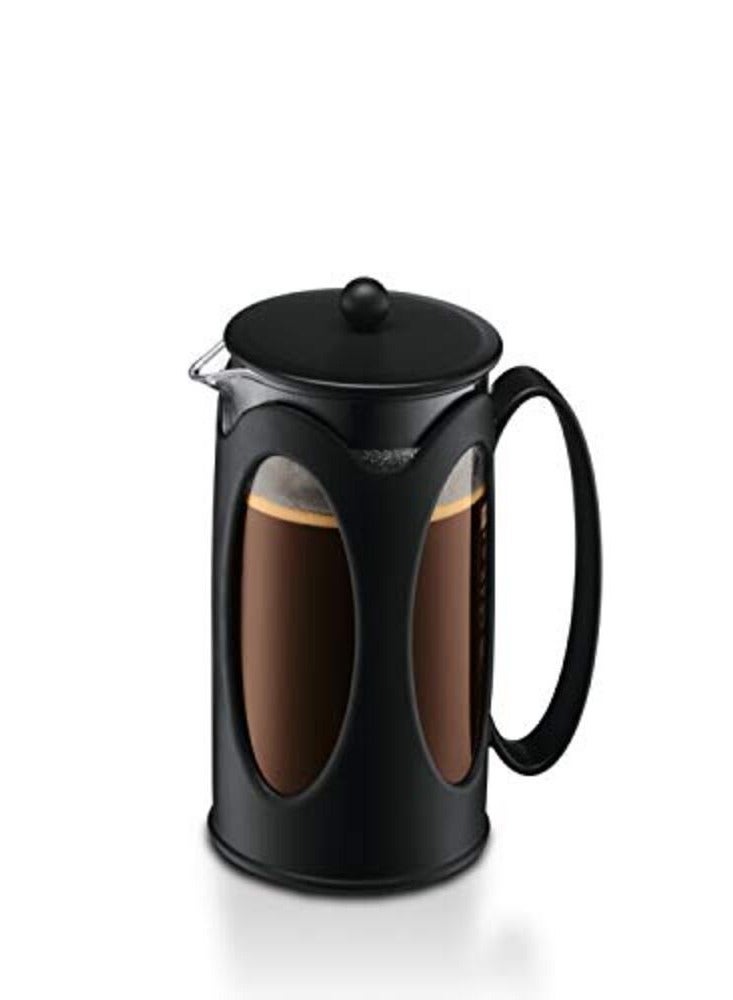 bodum Kenya French Press Coffee Maker, Black - 12oz / 3 Cups - Image 3