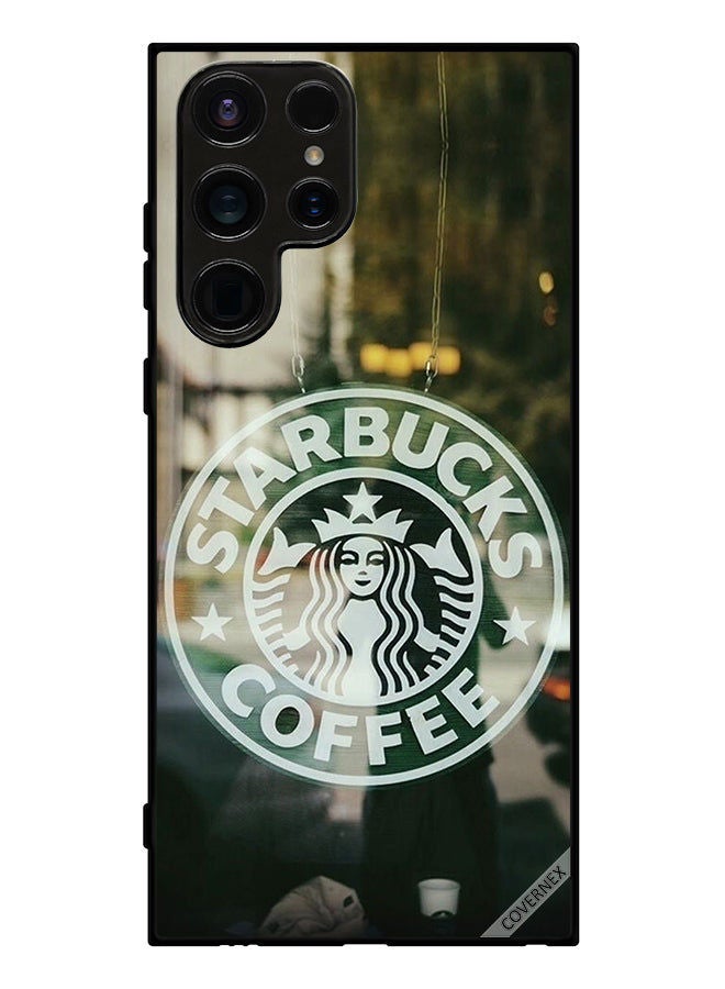 Covernex Protective Case Cover For Samsung Galaxy S23 Ultra Starbucks Coffee Lover - Image 1