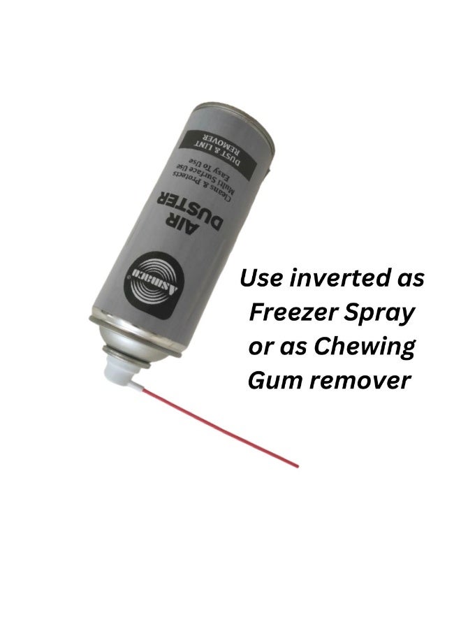 Asmaco Air Duster Spray-4pieces-500ml x 4-Compressed Air Duster – Dust Remover Spray for Computer, Camera, Office & Home Appliances-Can also be used as Chewing Gum Remover-Multi- Purpose Cleaning Spray - Image 5