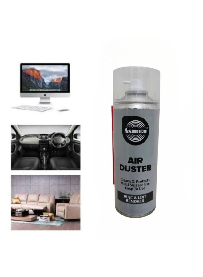Asmaco Air Duster Spray-4pieces-500ml x 4-Compressed Air Duster – Dust Remover Spray for Computer, Camera, Office & Home Appliances-Can also be used as Chewing Gum Remover-Multi- Purpose Cleaning Spray - Image 4