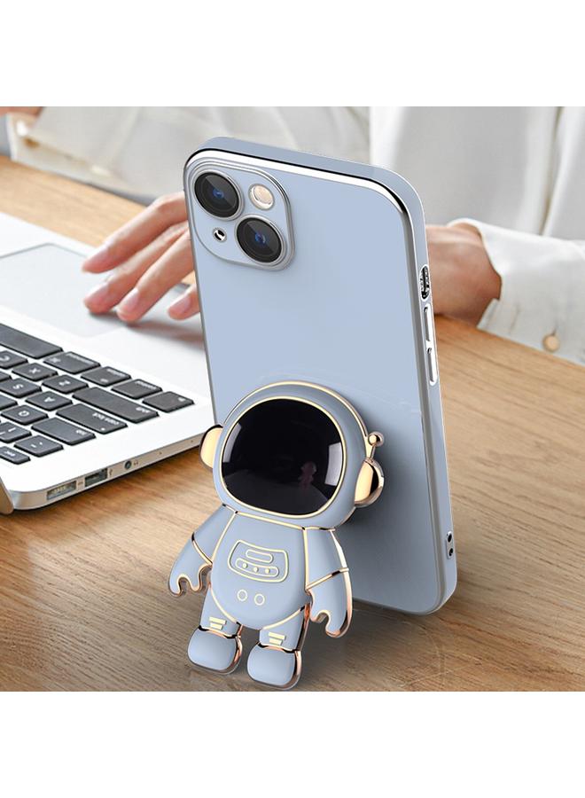 Zaboon Case For iPhone 12 Pro Max Plating Astronaut Holder Phone Case with Lens Film - Image 5
